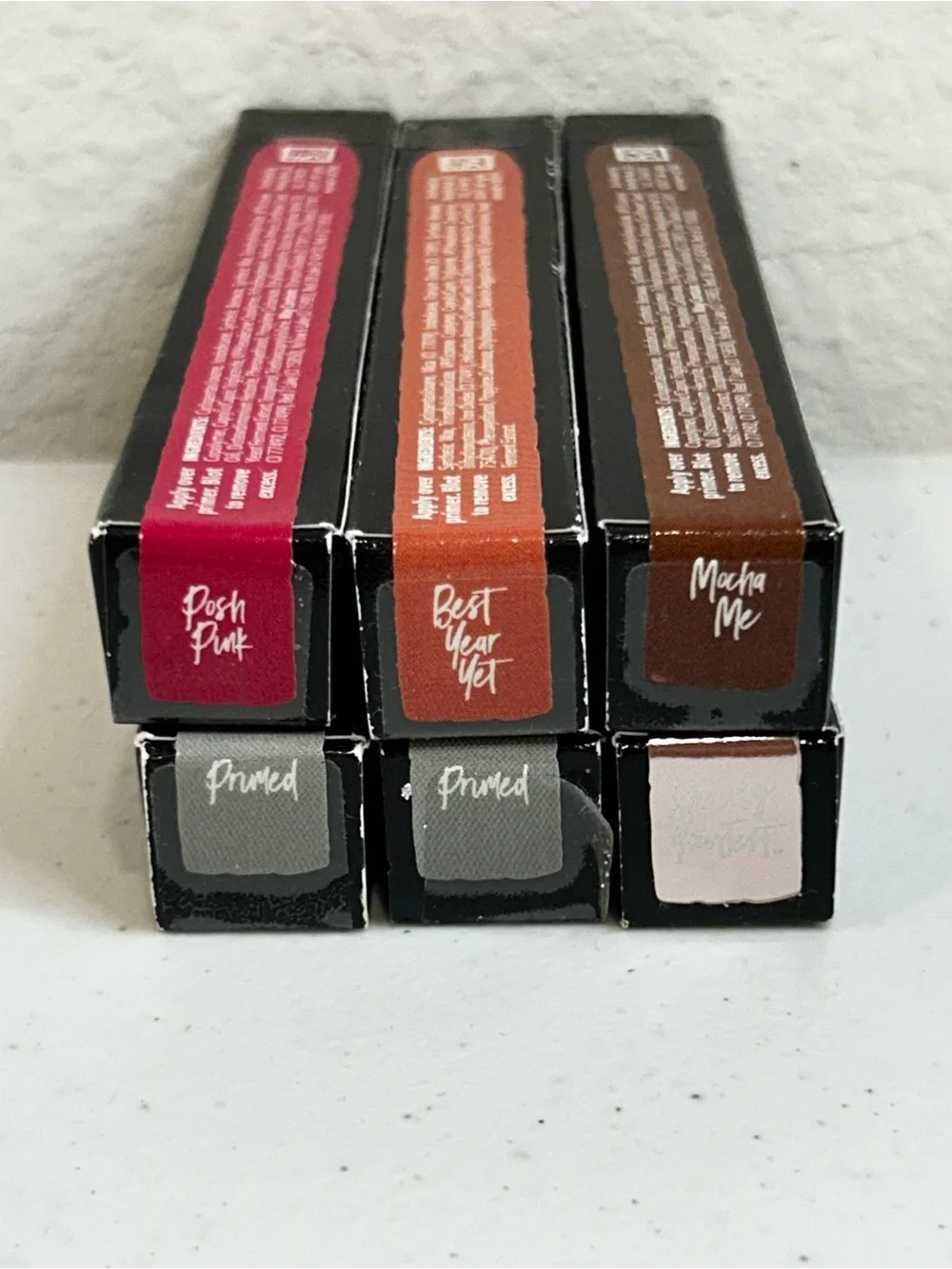 Perfectly Posh | Vial Lip Shade, Primer & Top Coat Set of 6